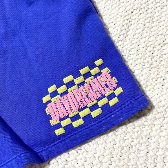 DAYDREAMER Hi- Frequency Sweat Sweat Short Puff Paint Graphic Pockets S - Picture 4 of 9